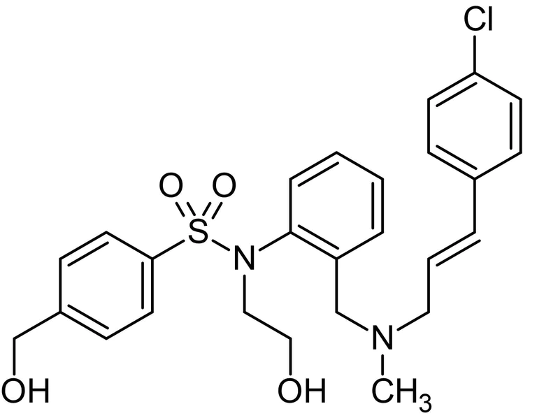 Chemical Structure - KN-93, CaM kinase II inhibitor (AB145638)