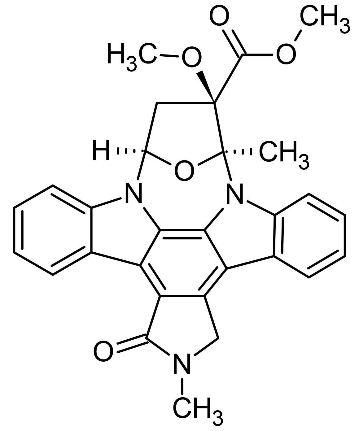 Chemical Structure - KT5823, inhibitor of PKG (AB120423)
