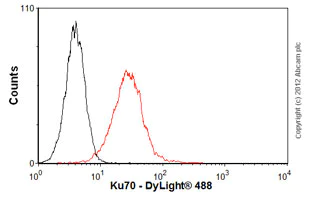 Flow Cytometry (Intracellular) - Anti-Ku70 antibody [EPR4027] (AB92450)