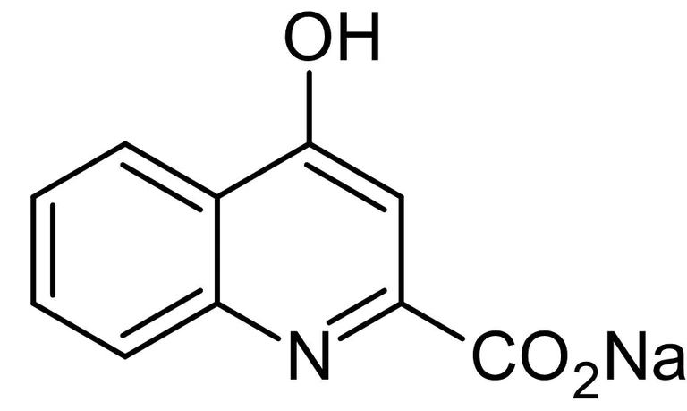 Chemical Structure - Kynurenic acid sodium salt, Endogenous ionotropic / nicotinic antagonist (AB120256)