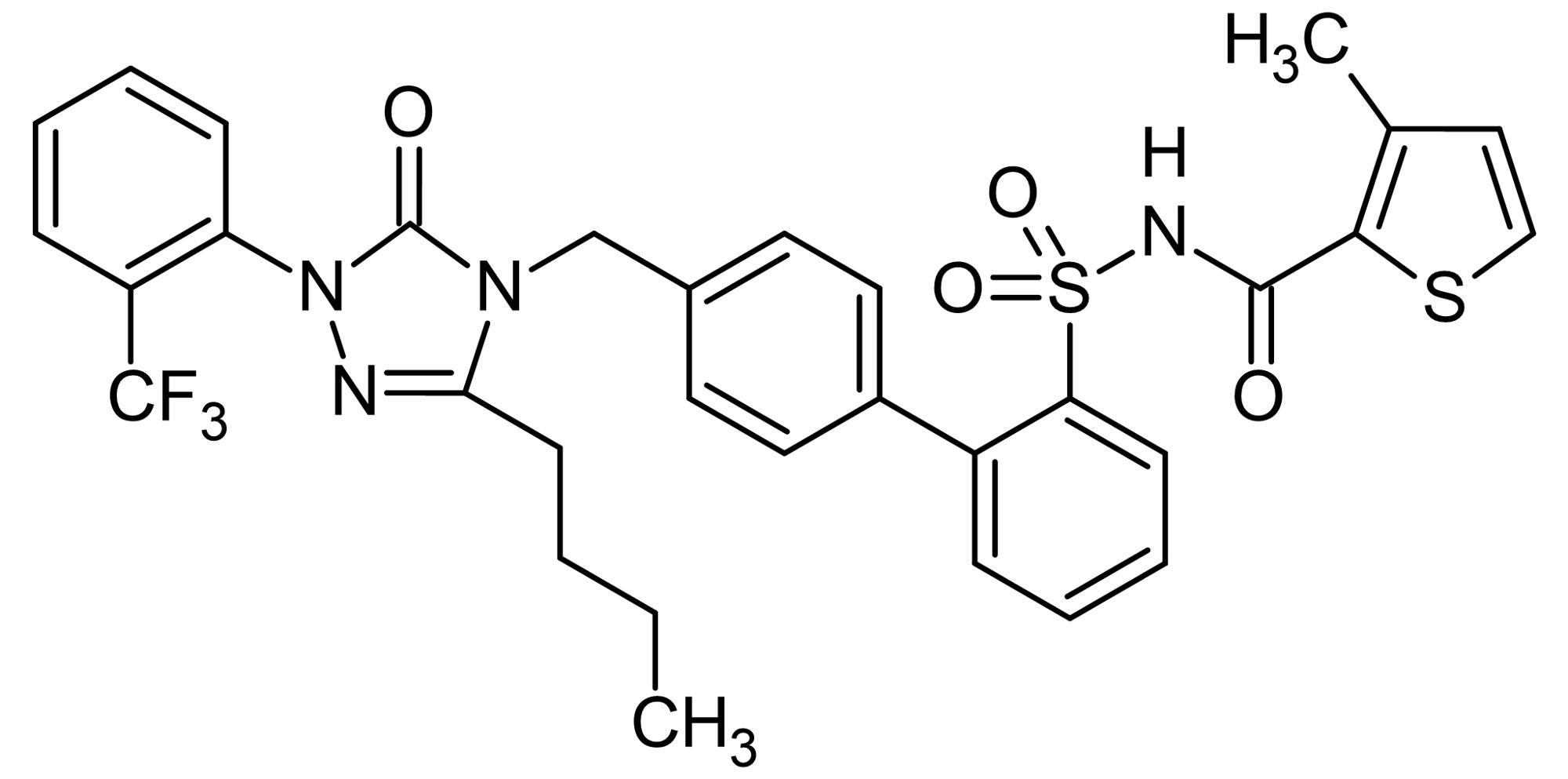 Chemical Structure - L-161,982, EP4 receptor antagonist (AB120947), expandable thumbnail
