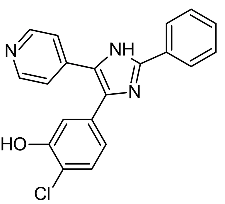 Chemical Structure - L779450, Raf kinase inhibitor (AB120837)