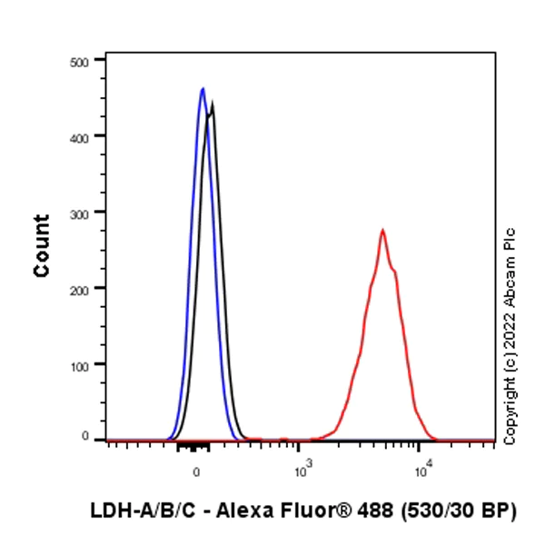 Flow Cytometry (Intracellular) - Anti-Lactate Dehydrogenase antibody [RM1039] (AB300637)