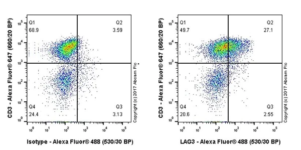 Flow Cytometry - Anti-LAG-3 antibody [EPR20261] (AB209236)
