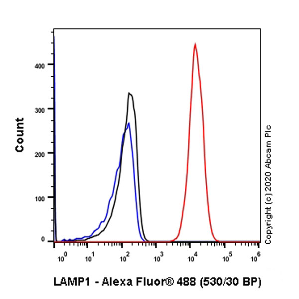 Flow Cytometry (Intracellular) - Anti-LAMP1 antibody [EPR24395-31] (ab278043), expandable thumbnail