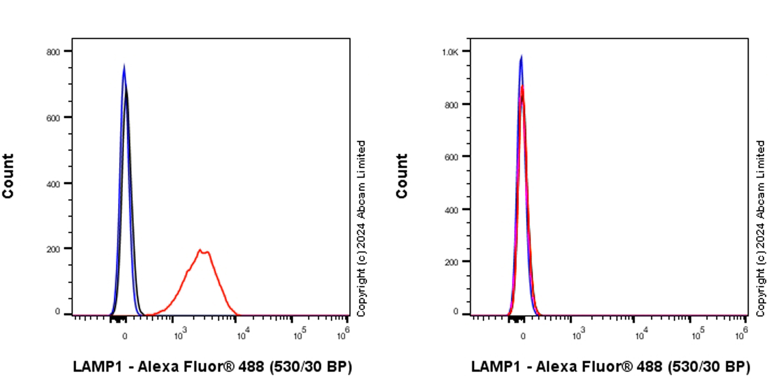 Flow Cytometry (Intracellular) - Anti-LAMP1 antibody [RM1217] - Lysosome Marker (AB320851), expandable thumbnail