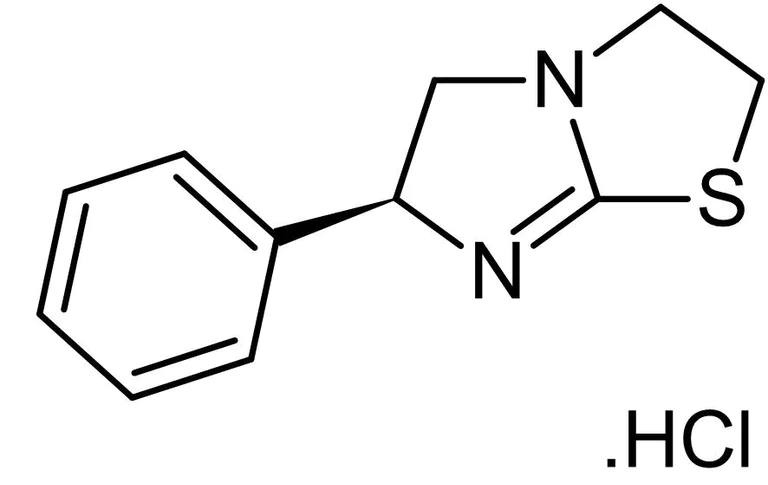 Chemical Structure - Levamisole hydrochloride, Alkaline phosphatase inhibitor (AB141217)
