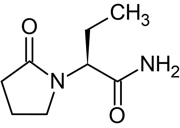 Chemical Structure - Levetiracetam, Anti-epileptic; binds to SV2A protein (AB141302)