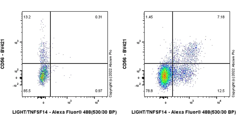 Flow Cytometry - Anti-LIGHT/TNFSF14 antibody [EPR23428-536] (AB305235)