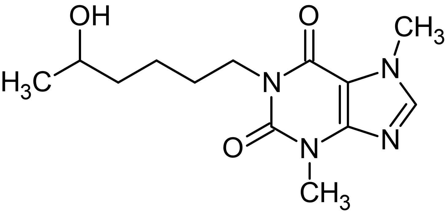 (+/-)-Lisofylline, Anti-inflammatory agent