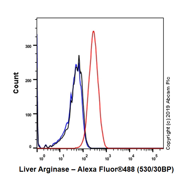 Flow Cytometry (Intracellular) - Anti-Liver Arginase antibody [EPR22033-369] (AB233548), expandable thumbnail