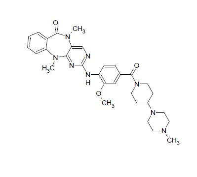 Chemical Structure - LRRK2-IN-1, LRRK2 inhibitor (AB254524)