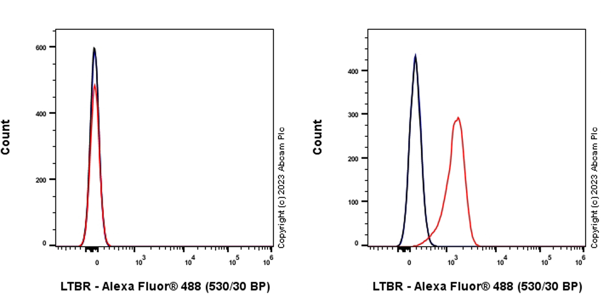 Flow Cytometry - Anti-LTBR antibody [EPR26097-53] - BSA and Azide free (AB309134), expandable thumbnail