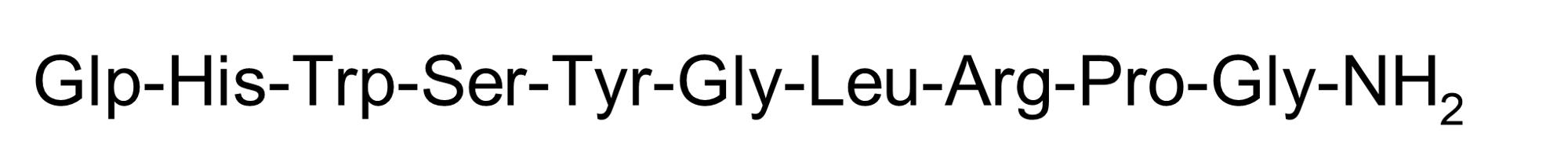 Chemical Structure - Luteinizing Hormone Releasing Hormone (LHRH), Reproductive hormone (AB120184), expandable thumbnail