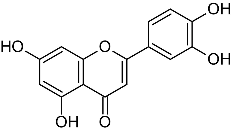 Chemical Structure - Luteolin, Antioxidant and anti-inflammatory (AB120662)
