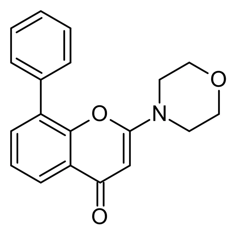 Chemical Structure - LY 294002, PI3-kinase inhibitor (AB120243)