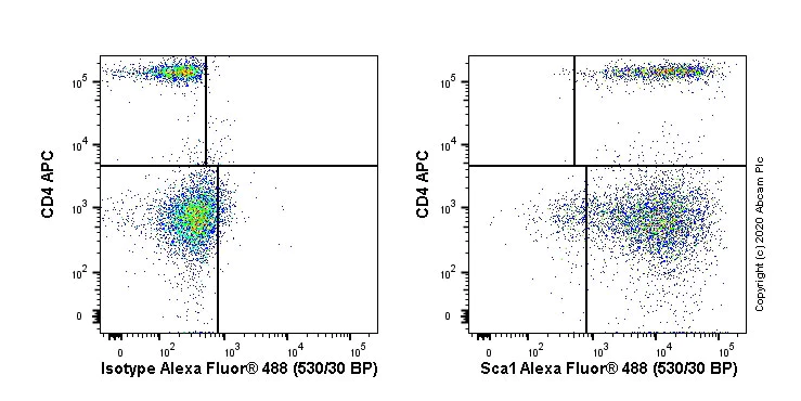 Flow Cytometry - Anti-Ly-6A/E (Sca-1) antibody [E13 161-7] - Hematopoietic Stem Cell Marker (AB51317)