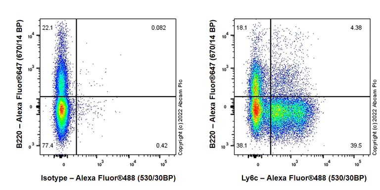 Flow Cytometry - Anti-LY6C antibody [EPR27220-67] - BSA and Azide free (AB305230)