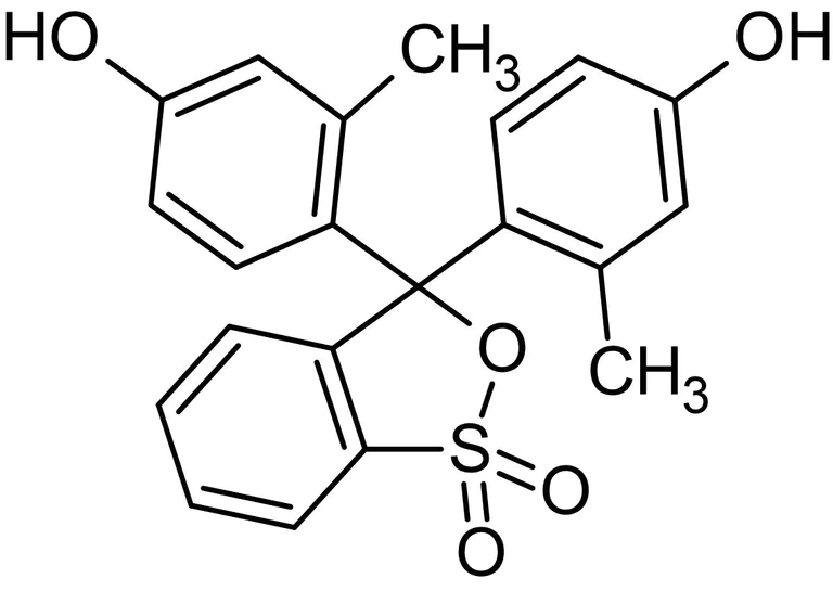 Chemical Structure - m-Cresol purple, pH indicator dye (AB146318)