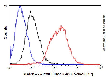 Flow Cytometry (Intracellular) - Anti-Mark3 antibody [EPR633Y] - BSA and Azide free (AB247326)