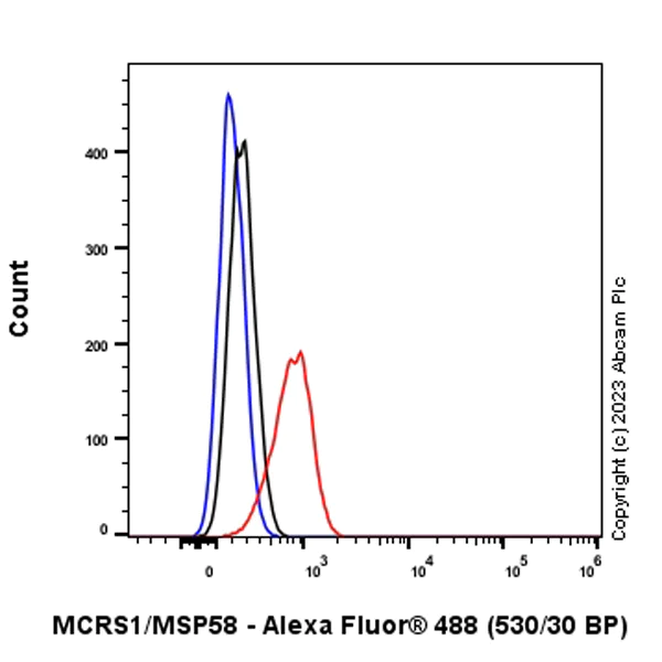 Flow Cytometry (Intracellular) - Anti-MCRS1/MSP58 antibody [EPR27229-81] (AB316109)