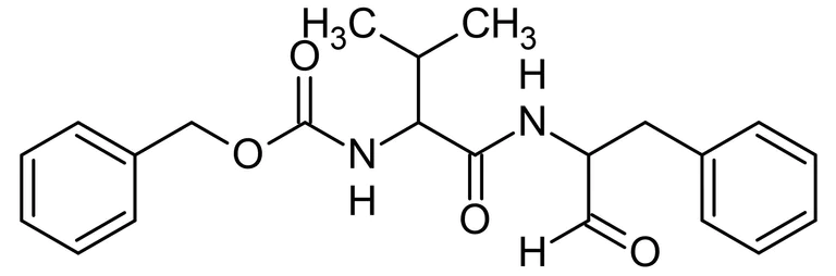 Chemical Structure - MDL 28170 (Calpain Inhibitor III), calpain and cathepsin B inhibitor (AB145601)