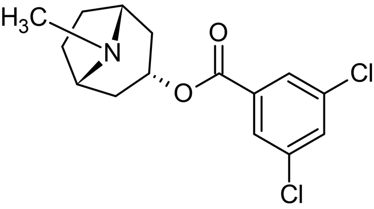 Chemical Structure - MDL 72222, 5-HT3 receptor antagonist (AB146635)