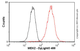 Flow Cytometry (Intracellular) - Anti-MEK2 antibody [Y78] (AB32517)
