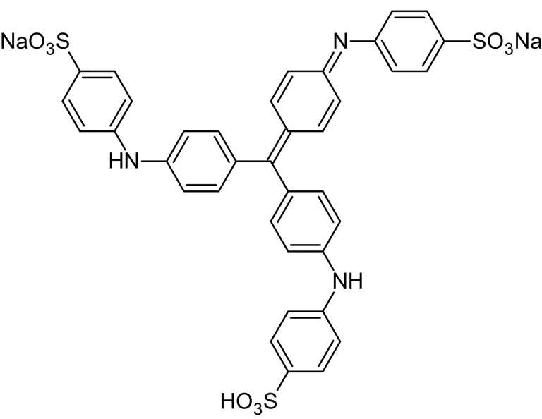 Chemical Structure - Methyl blue sodium salt, Histology stain for collagen (AB146271)
