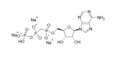 Chemical Structure - α,β-Methyleneadenosine 5'-triphosphate trisodium salt (AB254484)