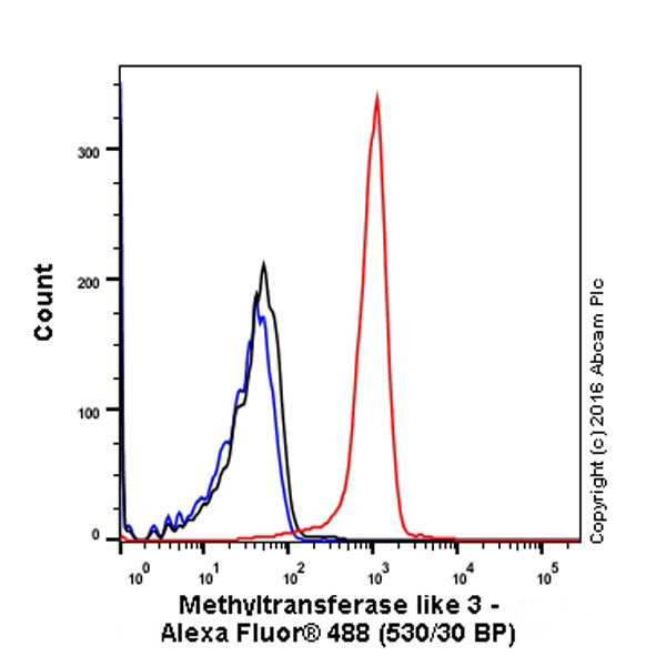 Flow Cytometry (Intracellular) - Anti-METTL3 antibody [EPR18810] (ab195352), expandable thumbnail