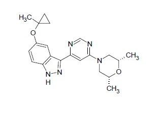 Chemical Structure - MLi-2, LRRK2 inhibitor (AB254528)