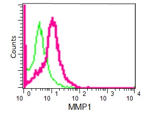 Flow Cytometry (Intracellular) - Anti-MMP1 antibody [EP1247Y] - Low endotoxin, Azide free (ab215979), expandable thumbnail