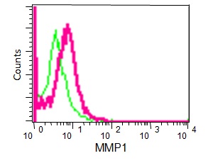 Flow Cytometry (Intracellular) - Anti-MMP1 antibody [EP1247Y] - Low endotoxin, Azide free (ab215979), expandable thumbnail