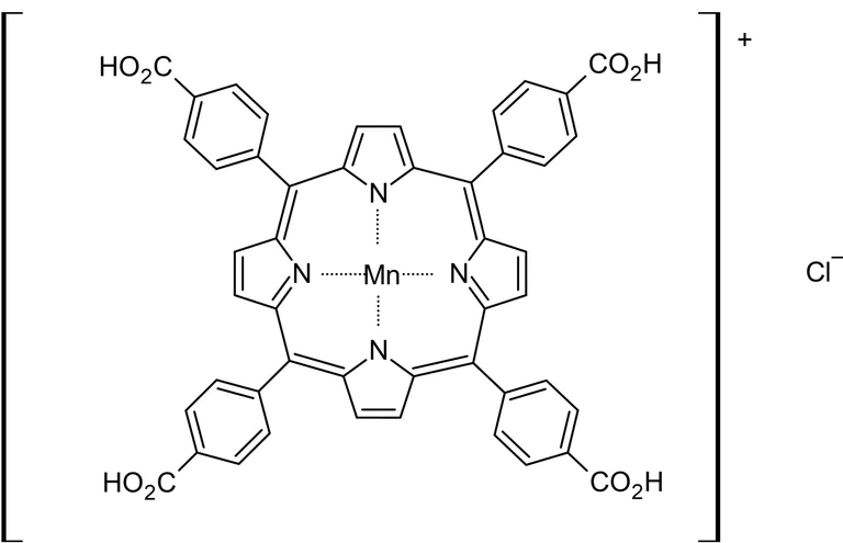 Chemical Structure - MnTBAP chloride, Superoxide dismutase (SOD) mimetic (AB141496)