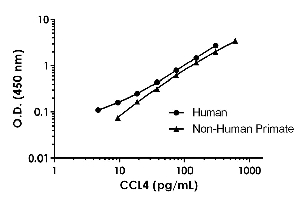 Sandwich ELISA - Monkey CCL4 ELISA Kit (AB242229)