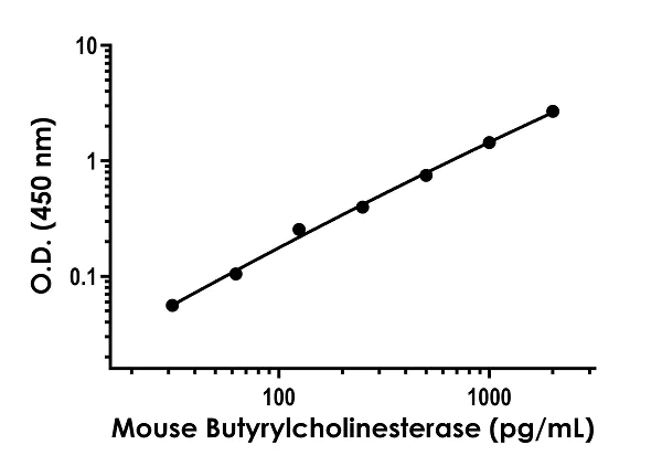 Sandwich ELISA - Mouse Butyrylcholinesterase ELISA Kit (BCHE) (AB284621)