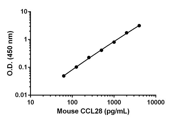 Sandwich ELISA - Mouse CCL28 ELISA Kit (AB210578), expandable thumbnail