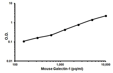 Sandwich ELISA - Mouse Galectin 1 ELISA Kit (AB119595)
