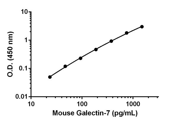 Sandwich ELISA - Mouse Galectin-7 ELISA Kit (AB206988)