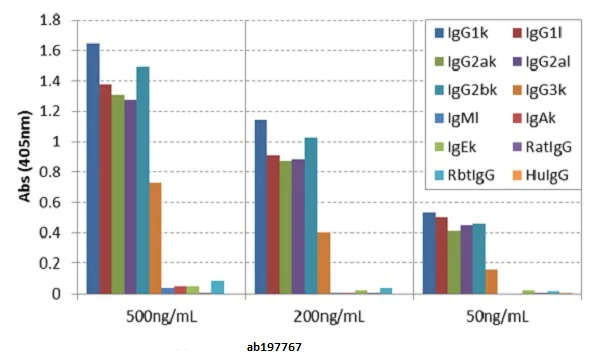 ELISA - Anti-Mouse IgG antibody [RMG07] (AB197767)