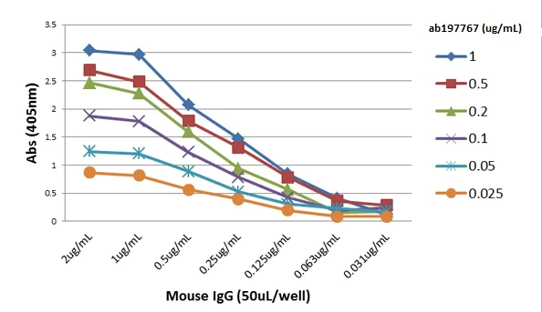 ELISA - Anti-Mouse IgG antibody [RMG07] (AB197767)