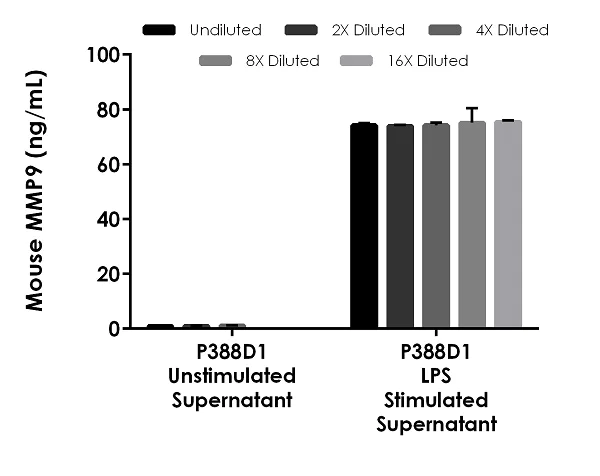 Sandwich ELISA - Mouse MMP9 ELISA Kit (AB253227)