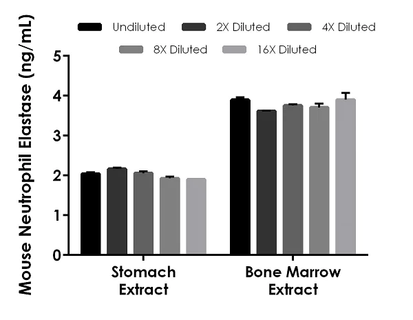 Sandwich ELISA - Mouse Neutrophil Elastase ELISA Kit (AB252356)