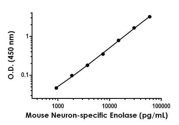 Sandwich ELISA - Mouse NSE / Neuron-specific Enolase ELISA Kit (AB233626)