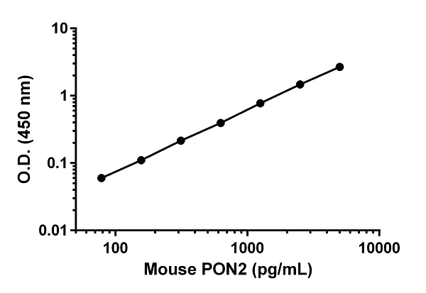 Sandwich ELISA - Mouse PON2 ELISA Kit (AB208984)