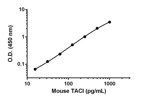 Sandwich ELISA - Mouse TACI ELISA Kit (TNFRSF13B) (AB206312), expandable thumbnail