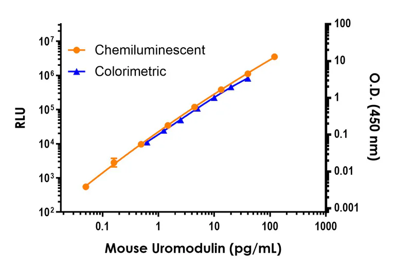Sandwich ELISA - Mouse Uromodulin ELISA Kit, Chemiluminescent (AB325735)