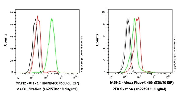 Flow Cytometry (Intracellular) - Anti-MSH2 antibody [EPR21017-123] - BSA and Azide free (AB228334)