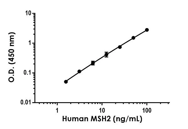 Sandwich ELISA - Anti-MSH2 antibody [EPR21017-45] - BSA and Azide free (Detector) (AB245013)